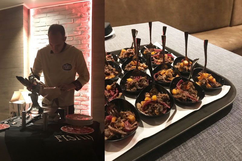 Evento Mercedes Benz Salamanca cortador jamón FISAN