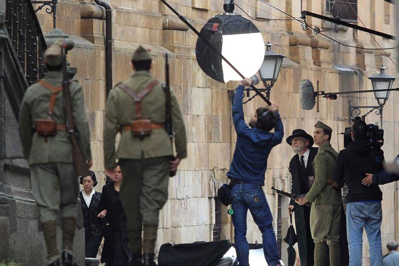 "Mientras dure la guerra" Amenábar Salamanca rodaje