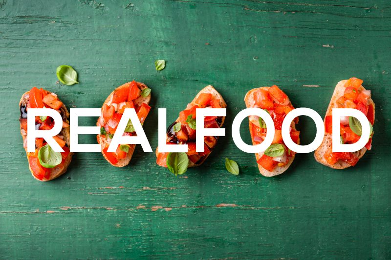 Foodie Palabras realfood