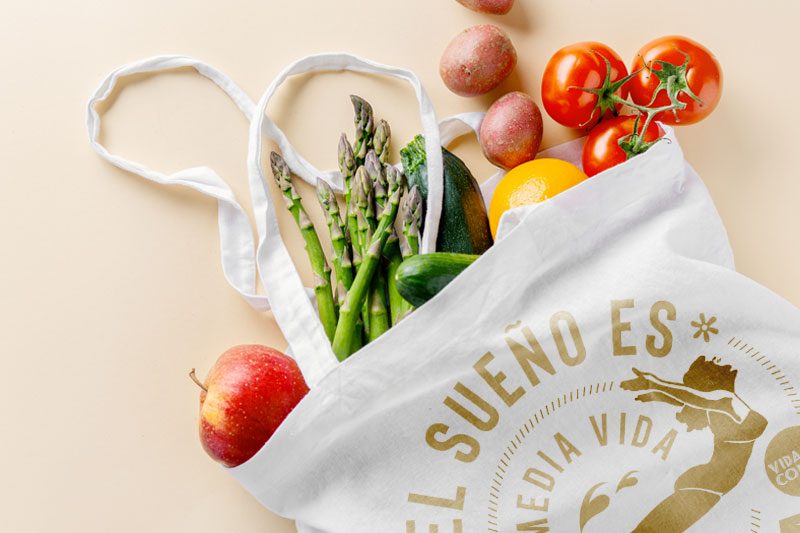 comprar sostenible bolsa tela