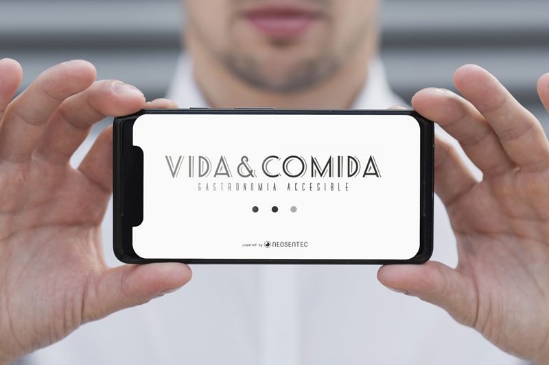 APP vidaycomida smartphone