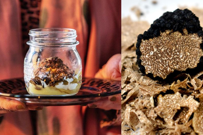 trufa de verano huevo poché Vida&Comida