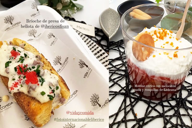 III Foro Internacional del Ibérico degustación platos Vida&Comida