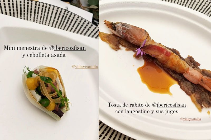 III Foro Internacional del Ibérico menú degustacion Vida&Comida