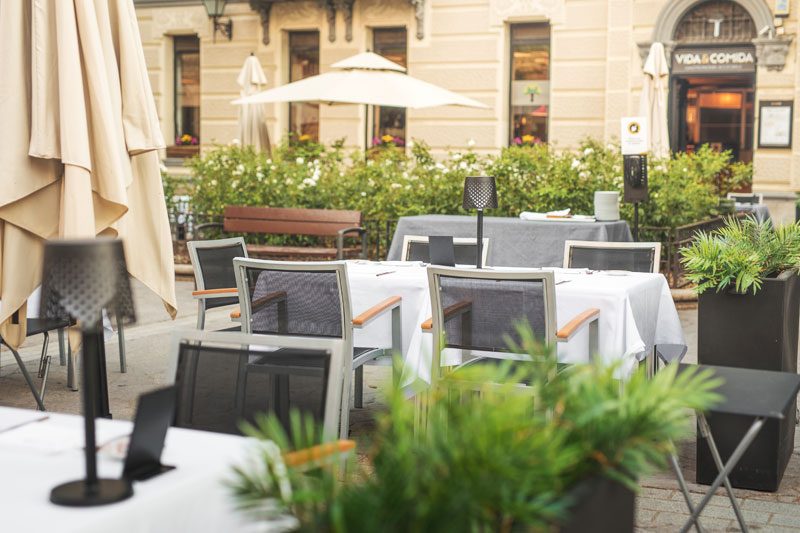 la terraza de Salamanca en Plaza Santa Eulalia