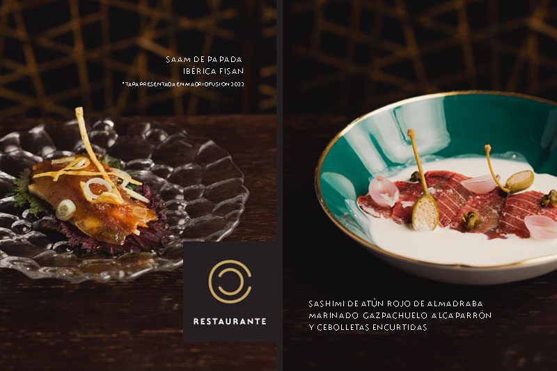 Menú degustación EL OTRO entrantes